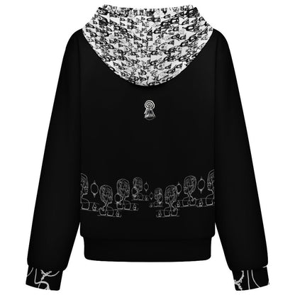 Collezione " NEL PENSANTE" -  Unisex Hooded Baseball Jacket