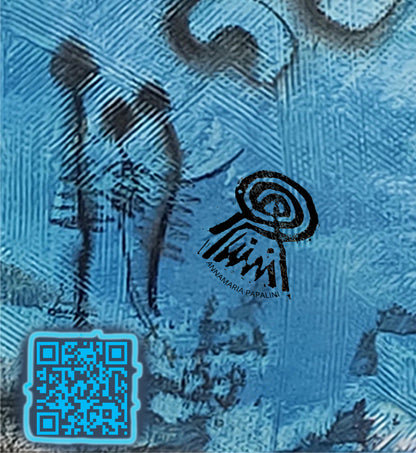  Questa Stampa fa parte della collezione  Sonic Paint.
SonicPaint è un progetto che unisce pittura e musica, trasformando ogni stampa in un’esperienza visiva e sonora.
Attraverso un QR code integrato nell’opera, è possibile ascoltare la musica di Fabrice De Graef, musicista francese e interprete del flauto bansuri.
Ogni stampa è inoltre corredata della mia firma/simbolo, che ne attesta l’autenticità.