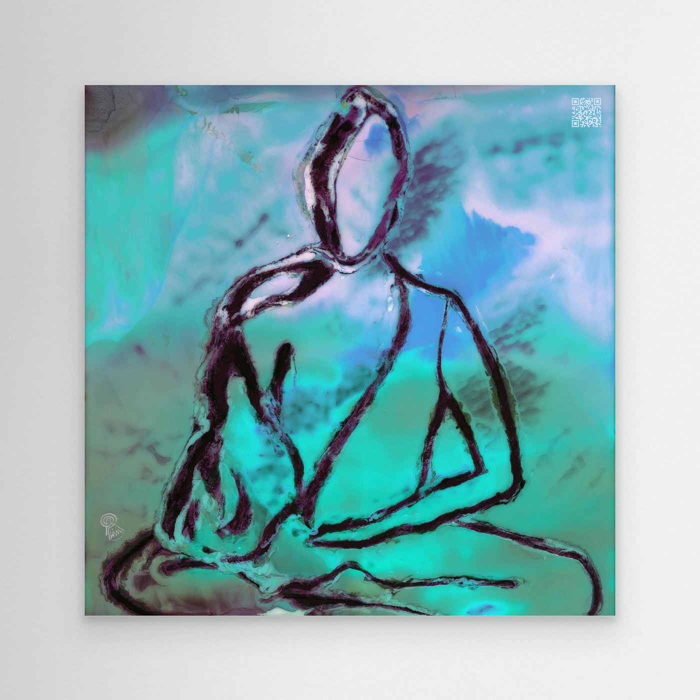 Buddha -Stampa su Tela