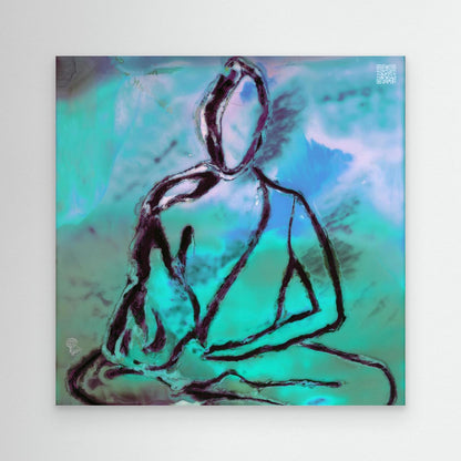 Buddha -Stampa su Tela