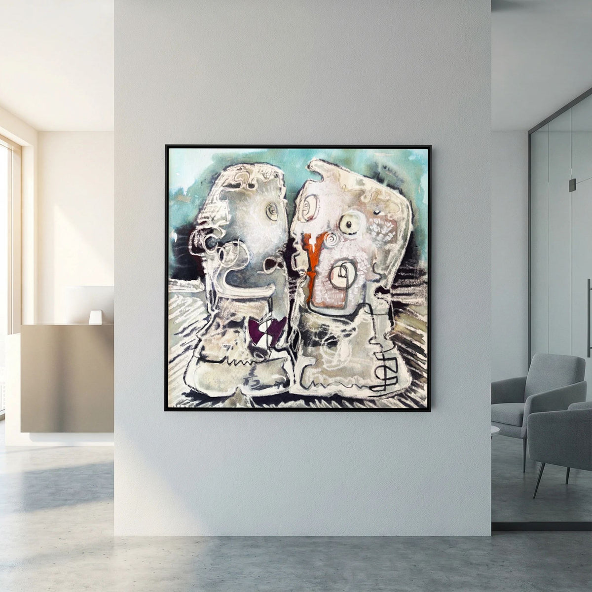 Incontri - Stampa Giclèe su Tela