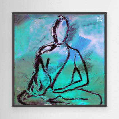 Buddha -Stampa su Tela