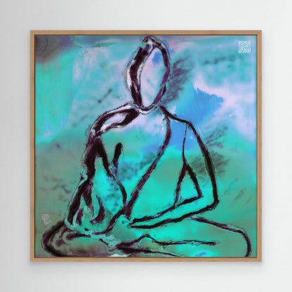 Buddha -Stampa su Tela