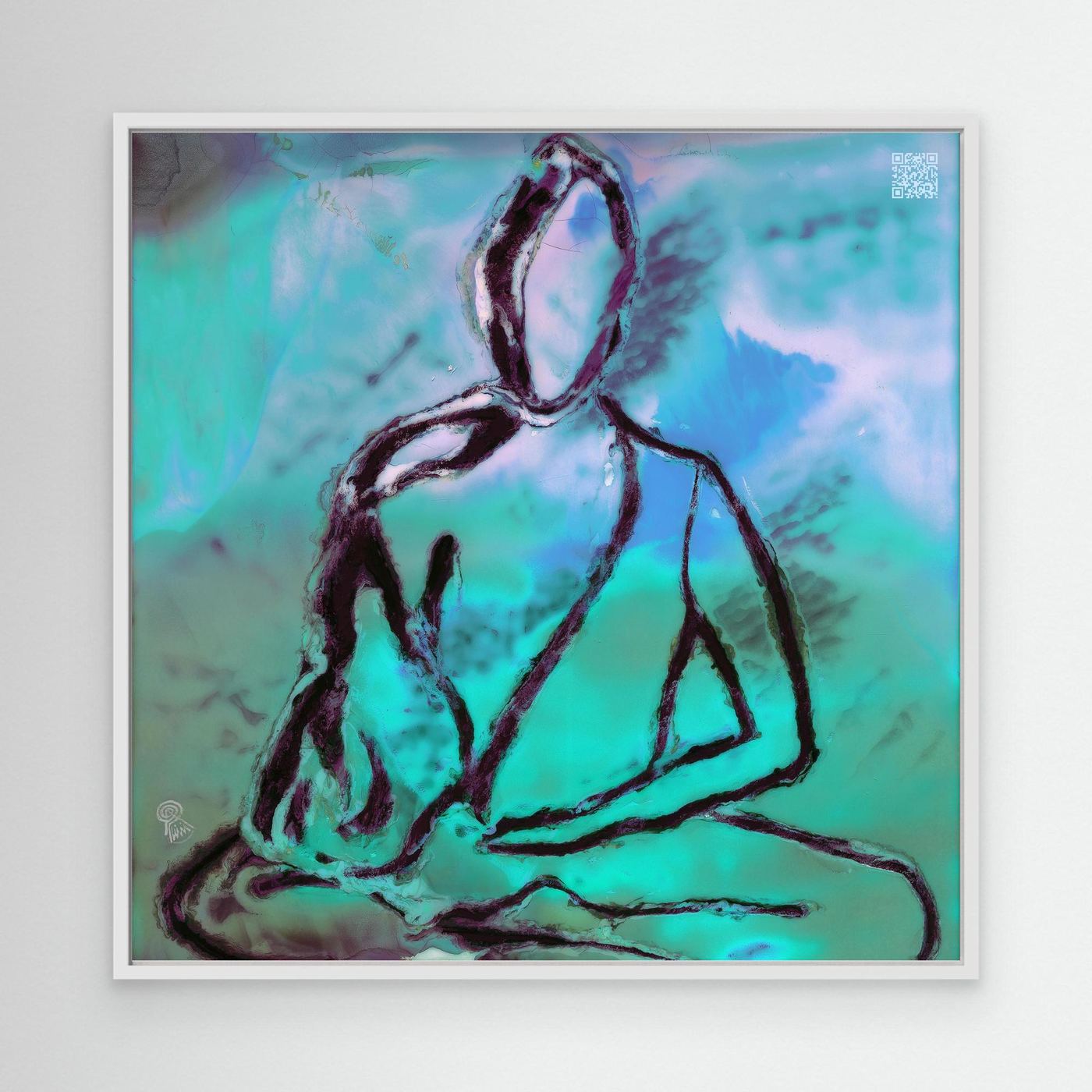 Buddha -Stampa su Tela