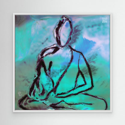 Buddha -Stampa su Tela