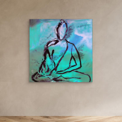 Buddha -Stampa su Tela