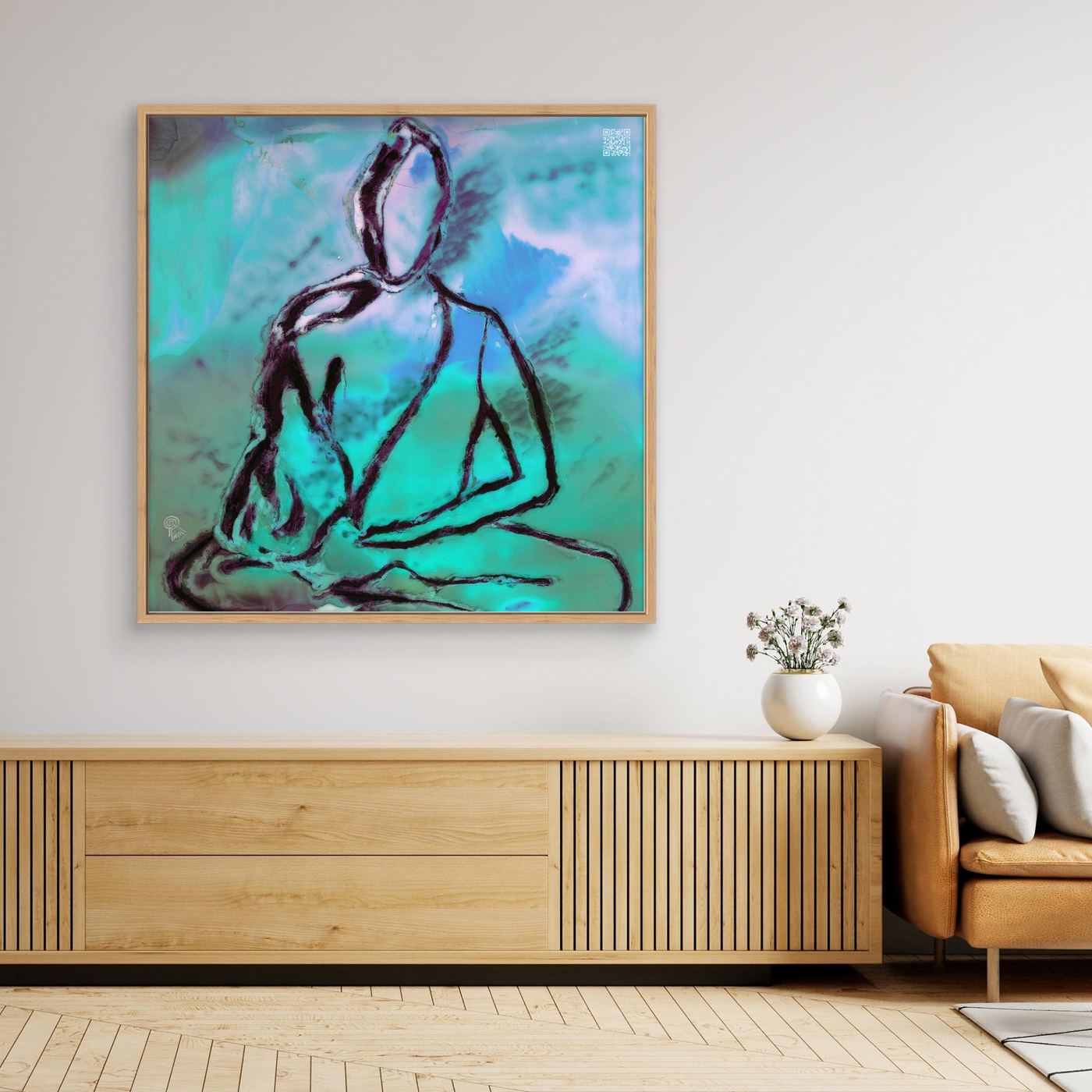 Buddha -Stampa su Tela