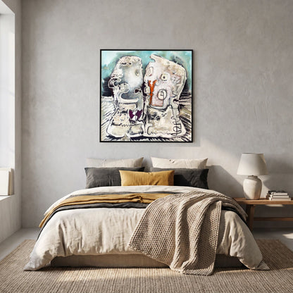 Incontri - Stampa Giclèe su Tela