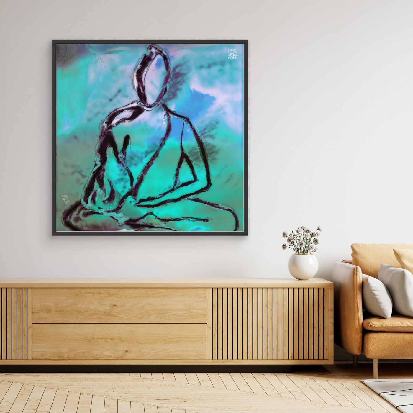 Buddha -Stampa su Tela