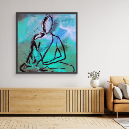 Buddha -Stampa su Tela