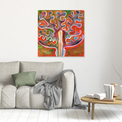 Canva Print Nell'albero
